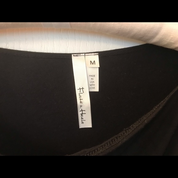 Flats & Heels Red/Black Color-blocked Dolman Top - Picture 2 of 2